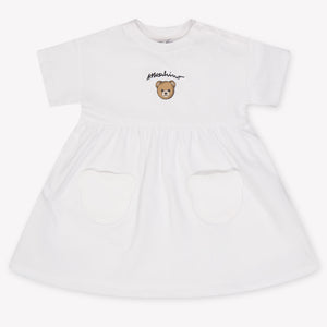 Moschino Baby Meisjes Jurk In Wit