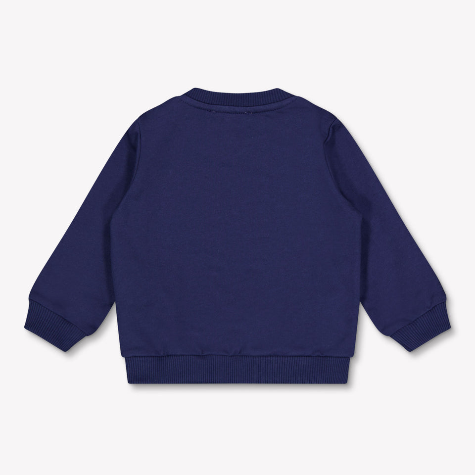 Moschino Baby Boys Sweater In Navy