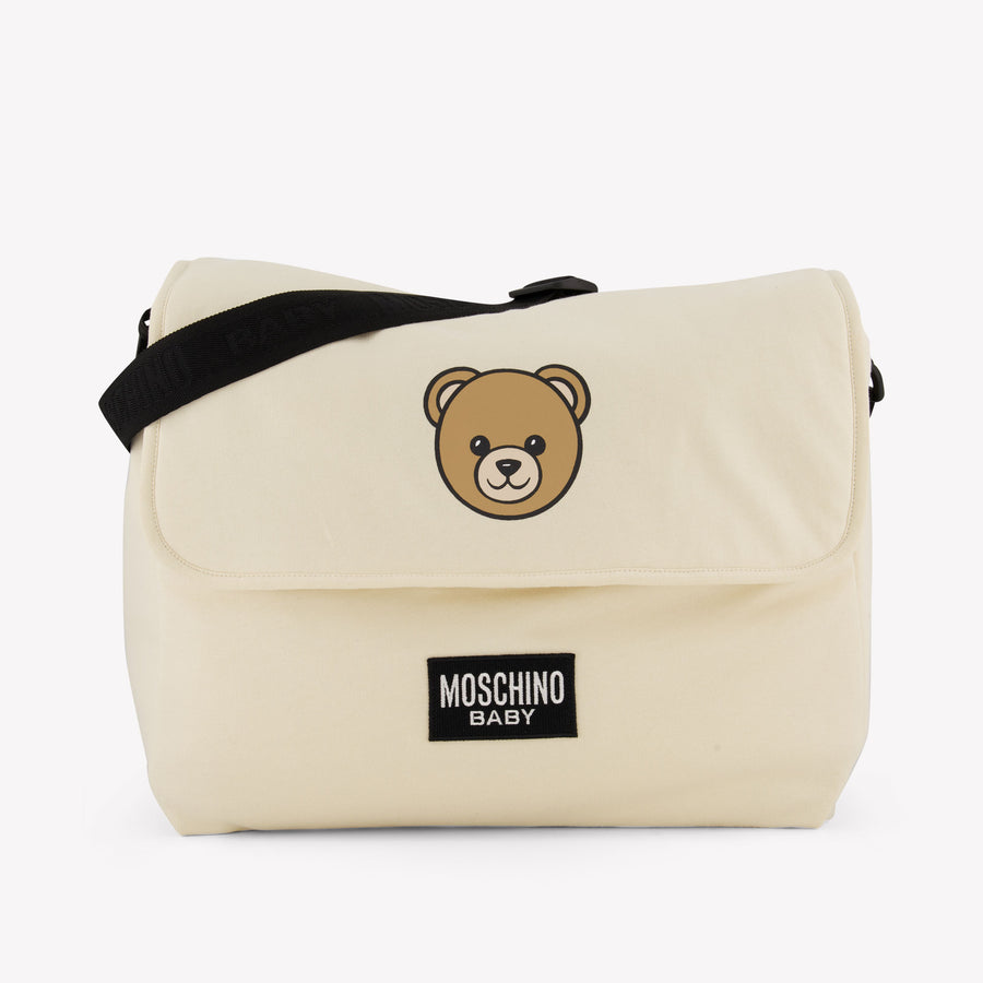 Moschino Baby Unisex Changing Bag in Beige