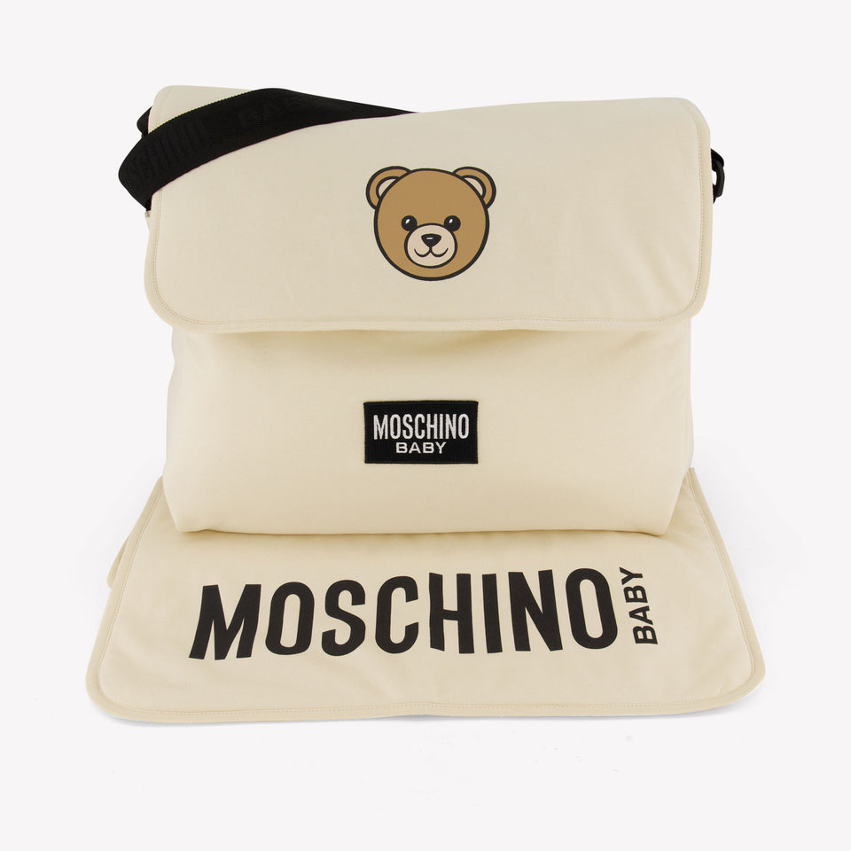 Moschino Baby Unisex Luiertas In Beige
