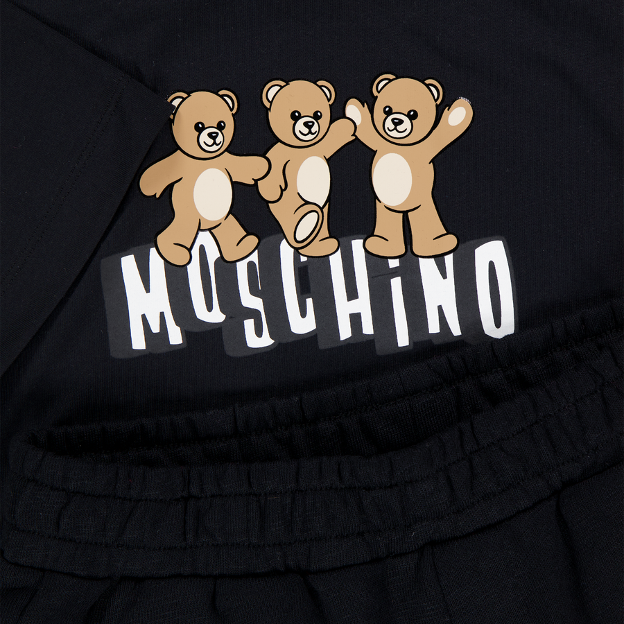Moschino Kinder Jongens Setje In Zwart