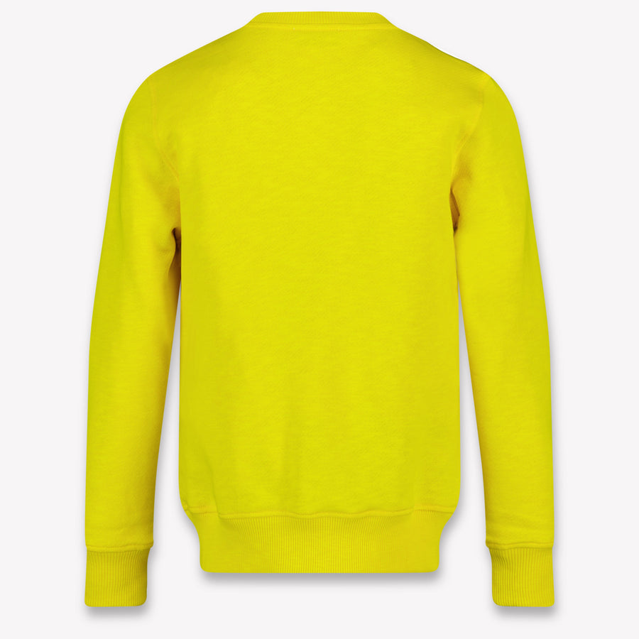 Moschino Kinder Unisex Trui In Geel