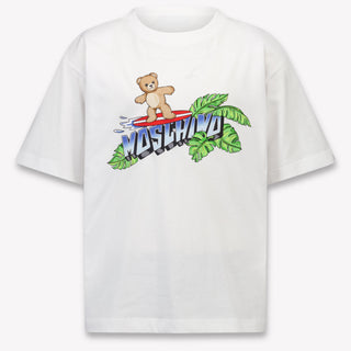 Moschino Kids Boys T-Shirt In White