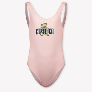 Moschino Kinder Meisjes Zwemkleding In Licht Roze