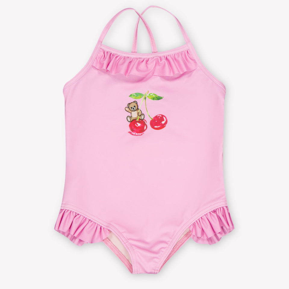Moschino Baby Girls Swimwear In Pink