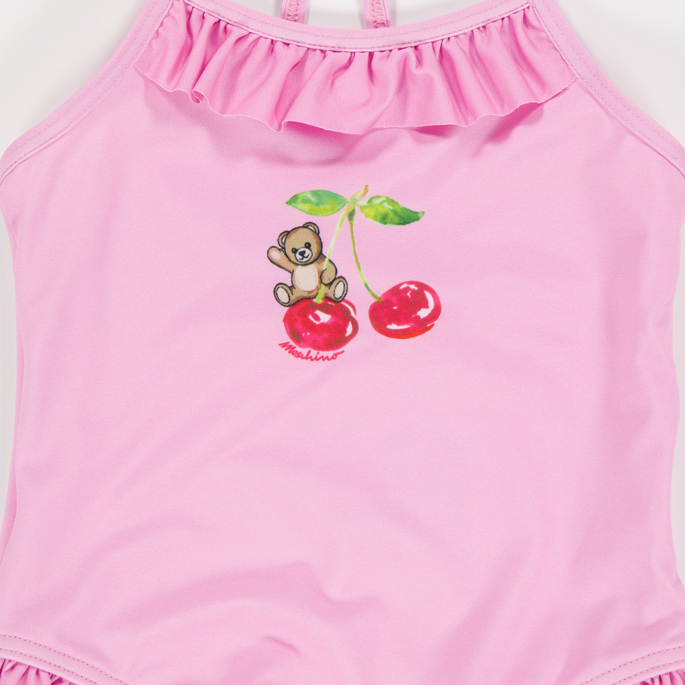 Moschino Baby Girls Swimwear In Pink