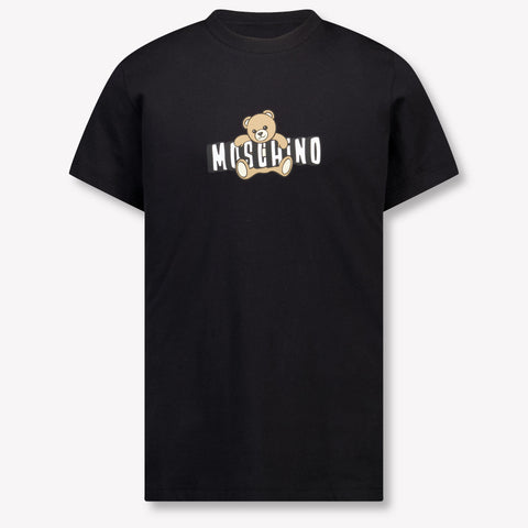 Moschino Kids Unisex T-Shirt In Black