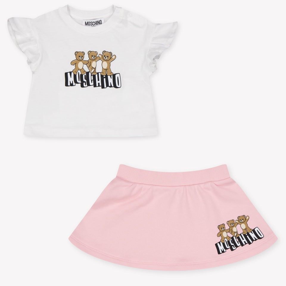 Moschino Baby Meisjes Setjes in Wit