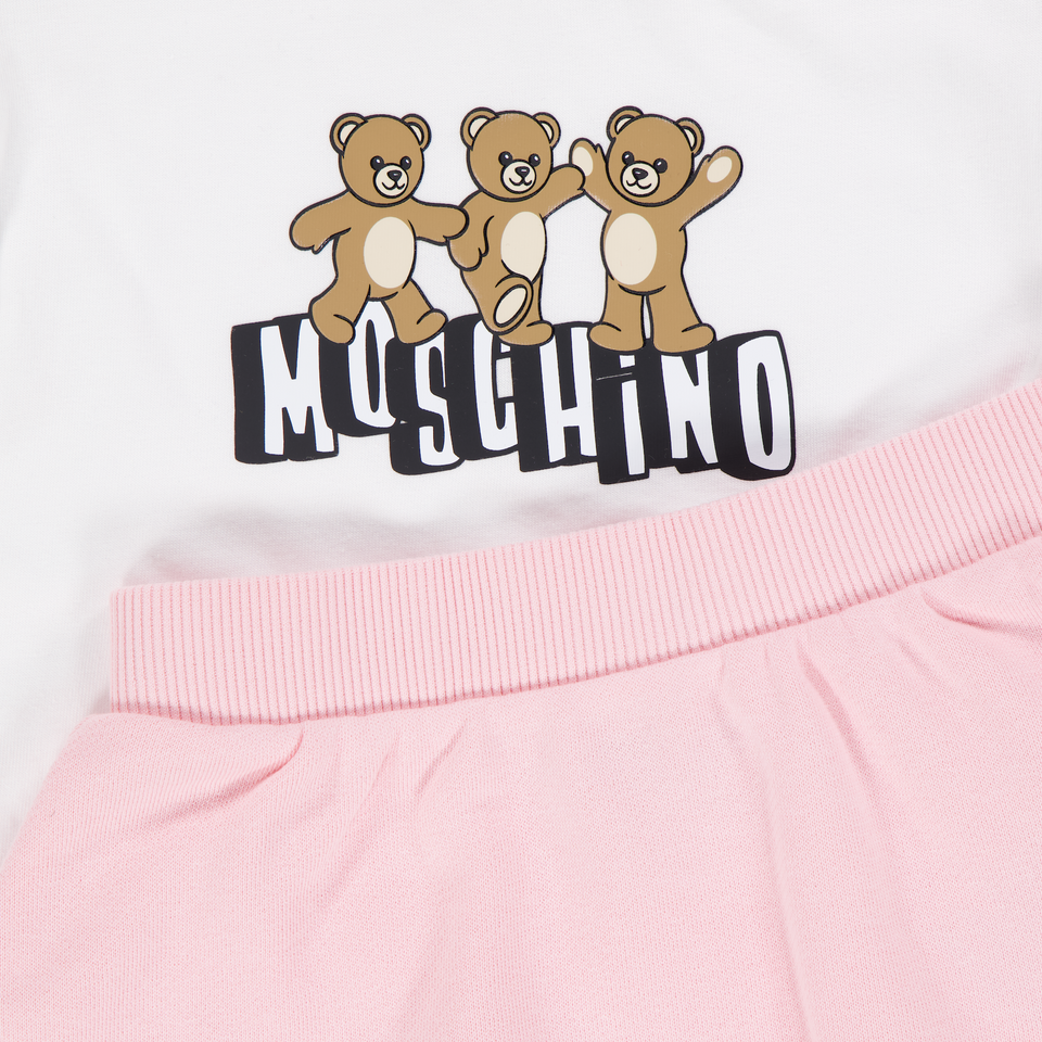 Moschino Baby Meisjes Setjes in Wit