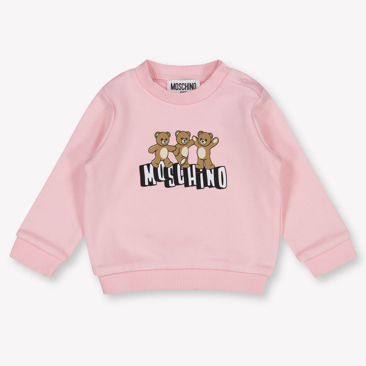 Moschino Baby Unisex Sweater In Light Pink