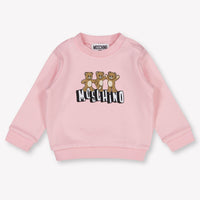 Moschino Baby Unisex Sweater In Light Pink