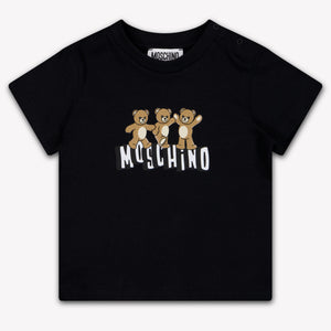 Moschino Baby Jongens T-Shirt In Zwart