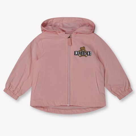 Moschino Baby Unisex Zomerjas In Licht Roze