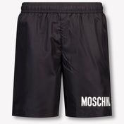 Moschino Kids Boys Swimwear In Black