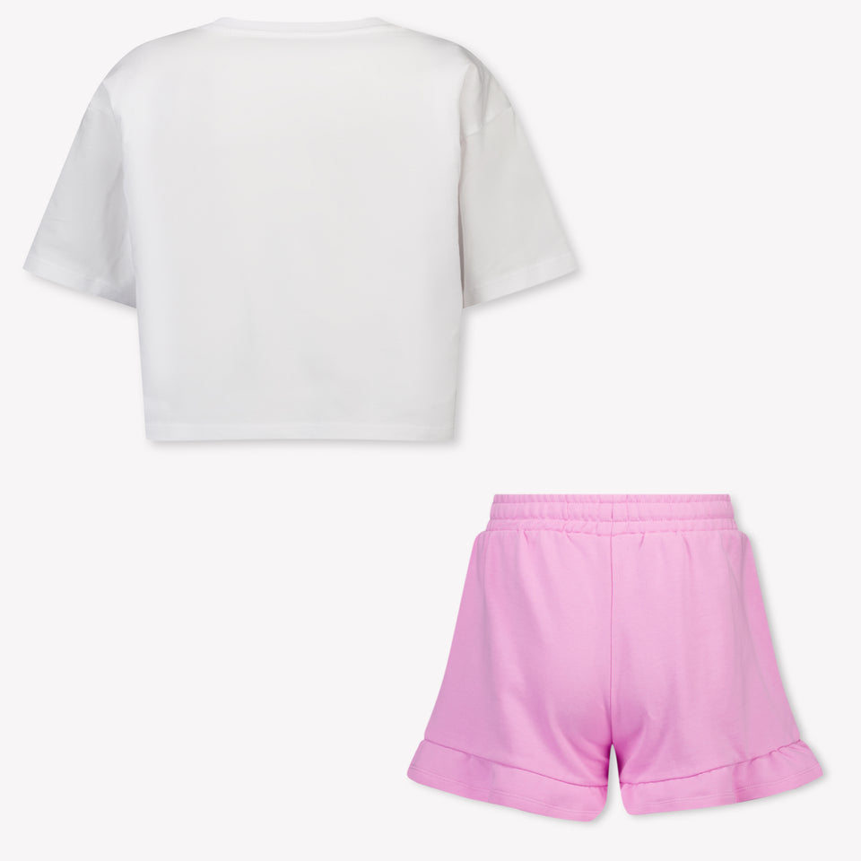 Moschino Kids Girls Set In White