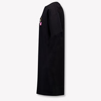 Moschino Kids Girls Dress In Black