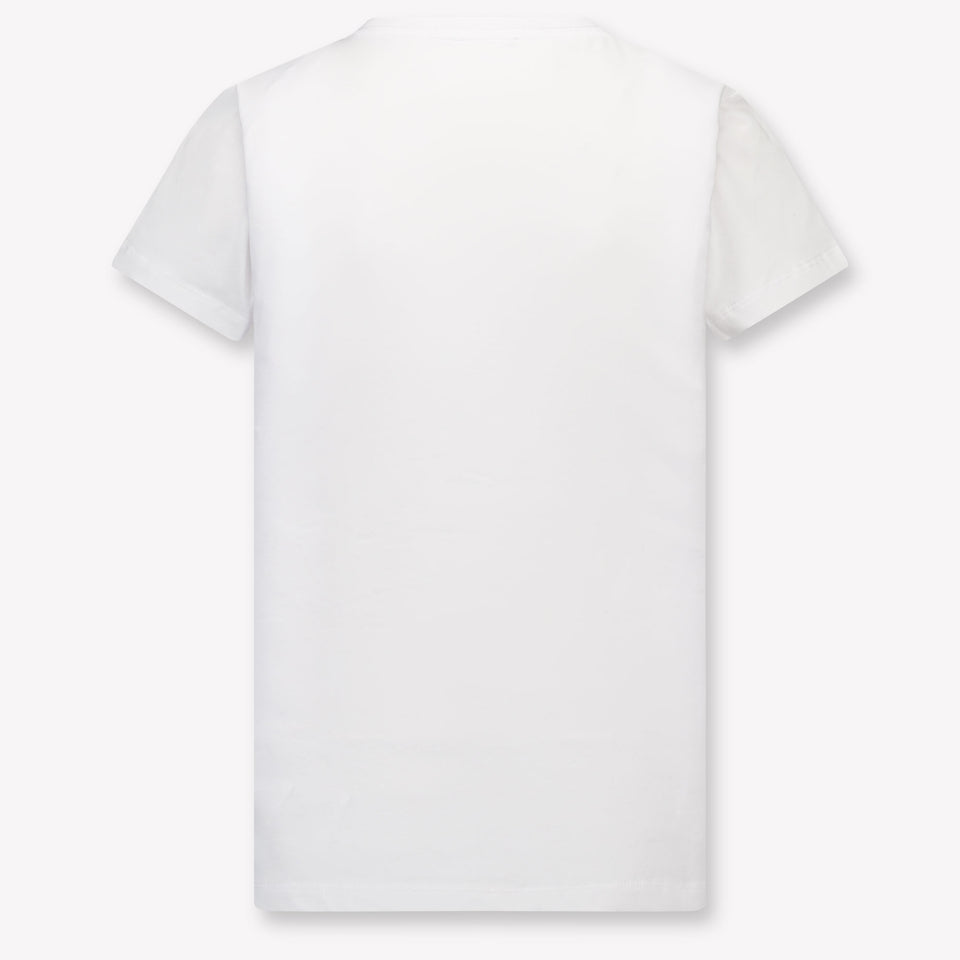 Moschino Kinder Meisjes T-Shirt In Wit