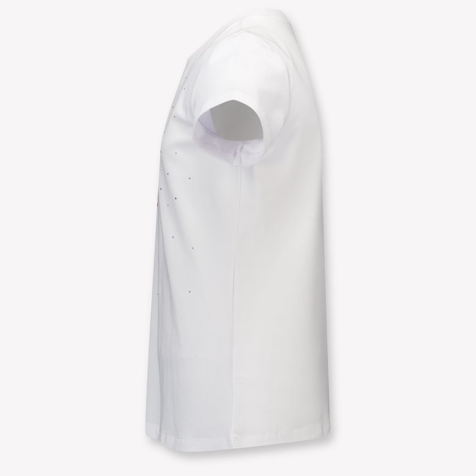 Moschino Kinder Meisjes T-Shirt In Wit
