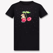 Moschino Kinder Meisjes T-Shirt In Zwart