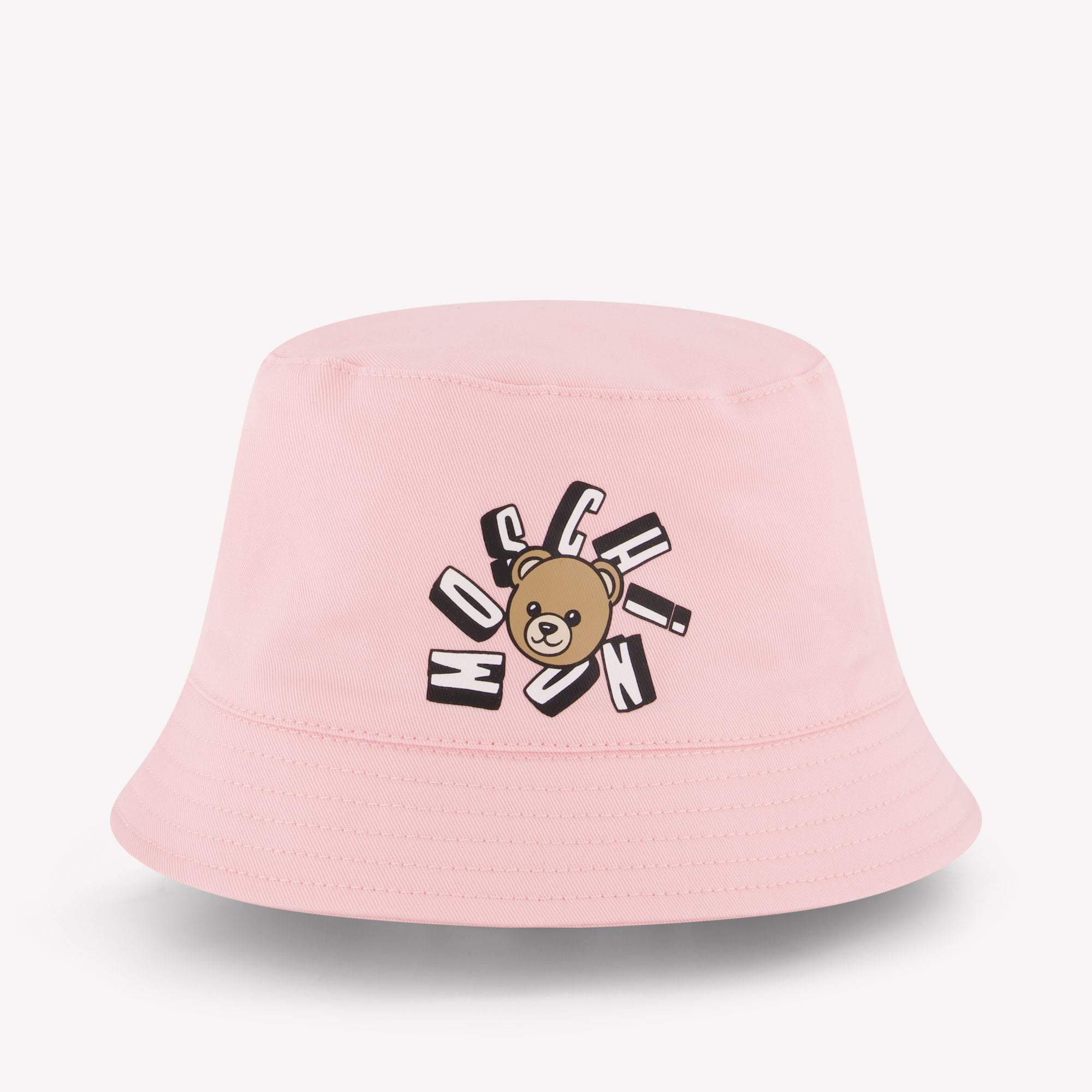 Moschino Baby Unisex Hat In Light Pink