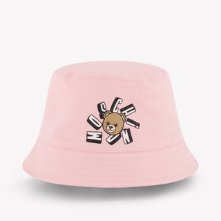 Moschino Baby Unisex Hat In Light Pink