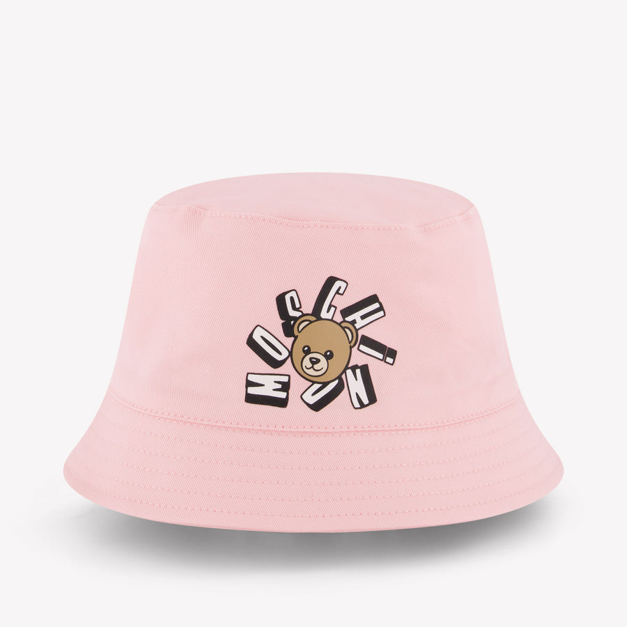 Moschino Baby Unisex Hoed In Licht Roze