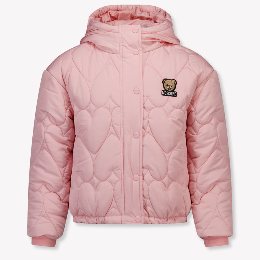 Moschino Kinder Meisjes Winterjas In Licht Roze