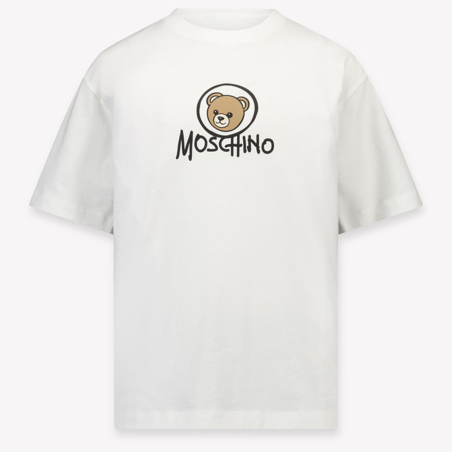 Moschino Kids Boys T-Shirt In White