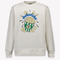 Moschino Kids Boys Sweater In OffWhite