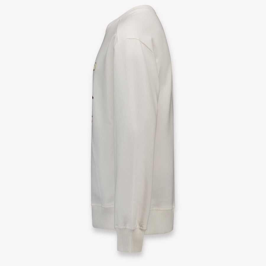Moschino Kids Boys Sweater In OffWhite