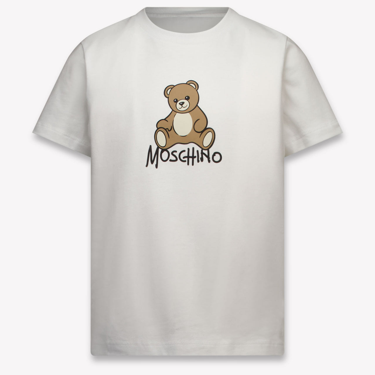 Moschino Kinder Unisex T-Shirt In Wit