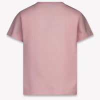 Moschino Kinder Meisjes T-Shirt In Licht Roze