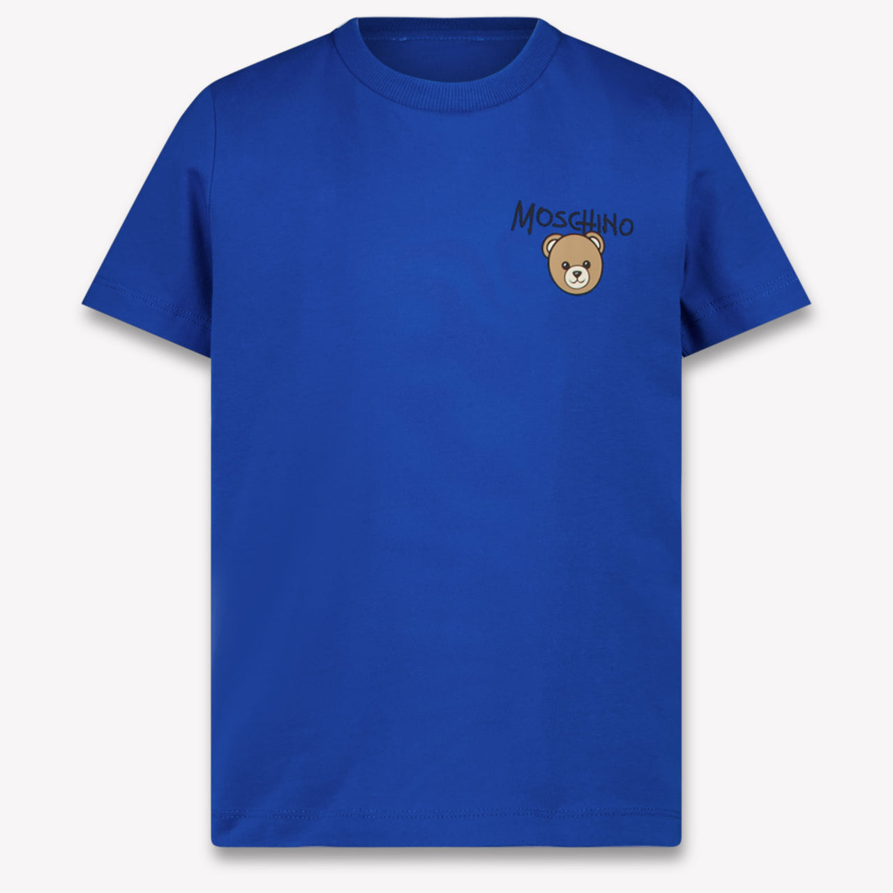 Moschino Kinder Unisex T-Shirt In Cobalt Blauw