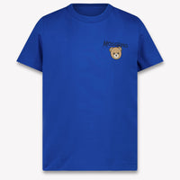 Moschino Kinder Unisex T-Shirt In Cobalt Blauw