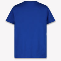 Moschino Kinder Unisex T-Shirt In Cobalt Blauw
