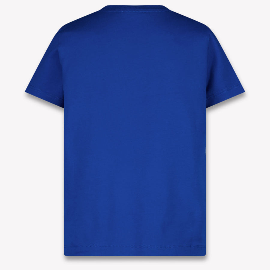 Moschino Kinder Unisex T-Shirt In Cobalt Blauw