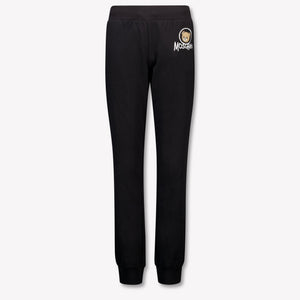 Moschino Kinder Unisex Broek In Zwart