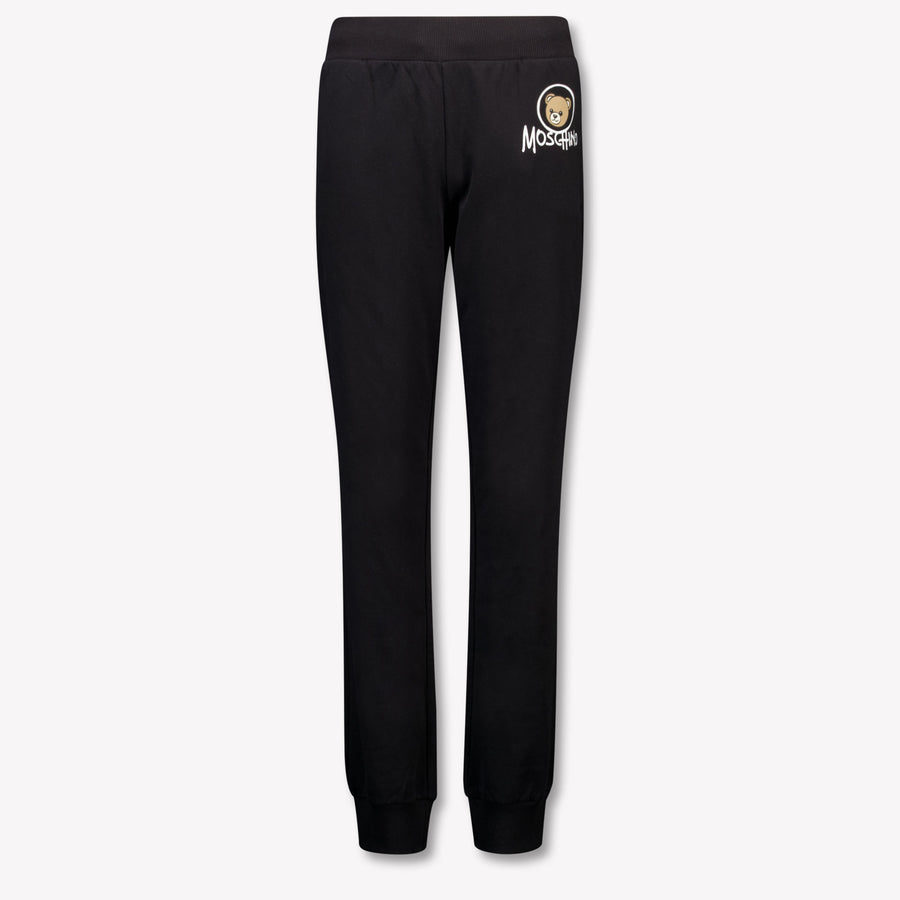 Moschino Kinder Unisex Broek In Zwart