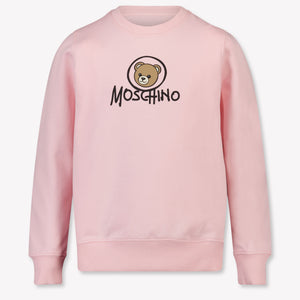 Moschino Kinder Meisjes Trui In Licht Roze