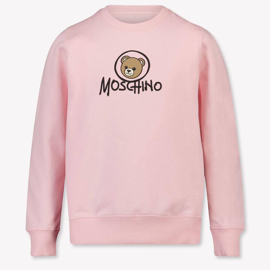 Moschino Kinder Meisjes Trui In Licht Roze