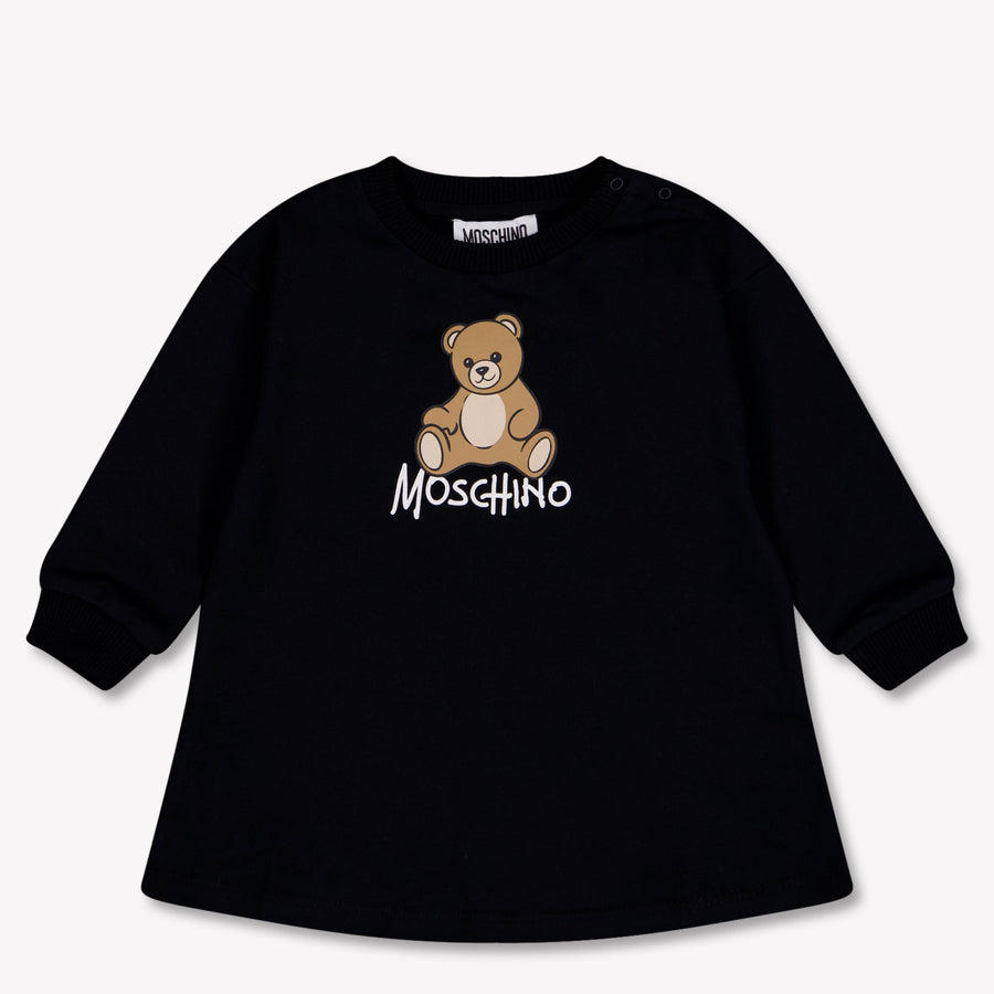 Moschino Baby Meisjes Jurk In Zwart