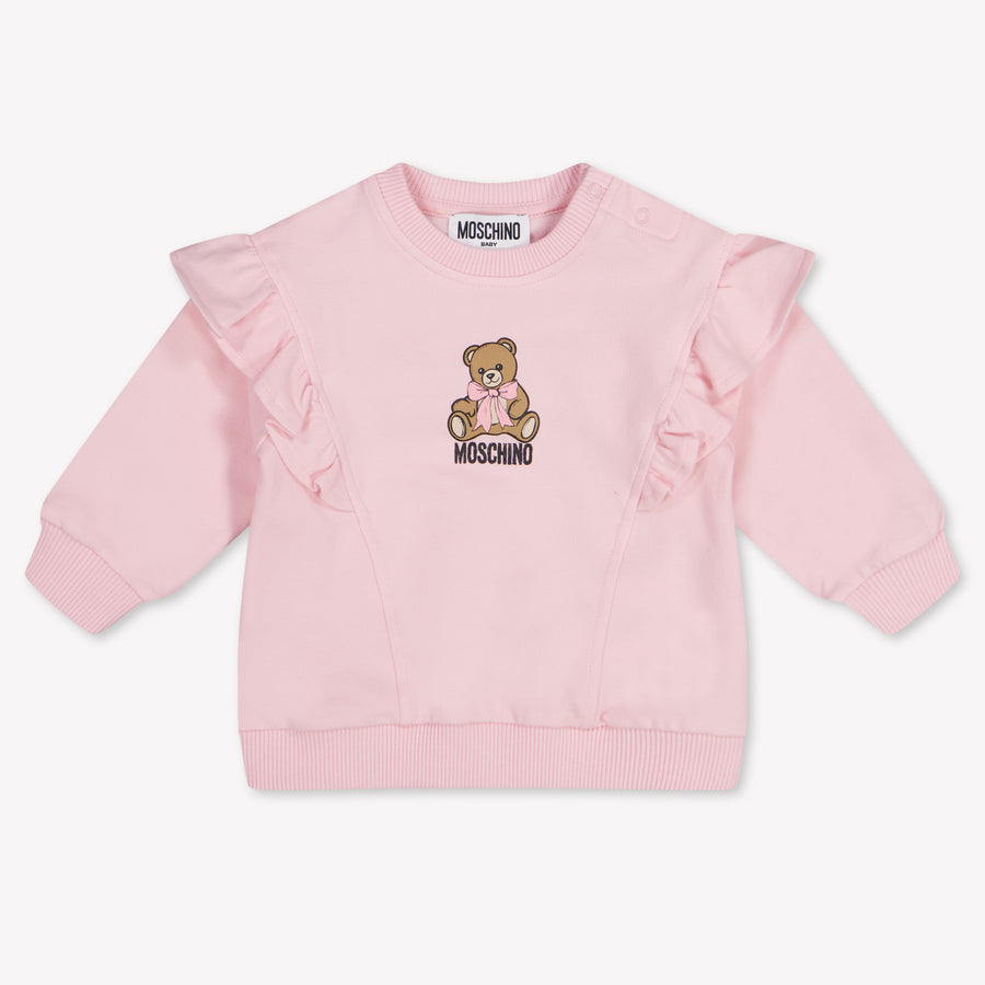 Moschino Baby Girls Sweater in Light Pink