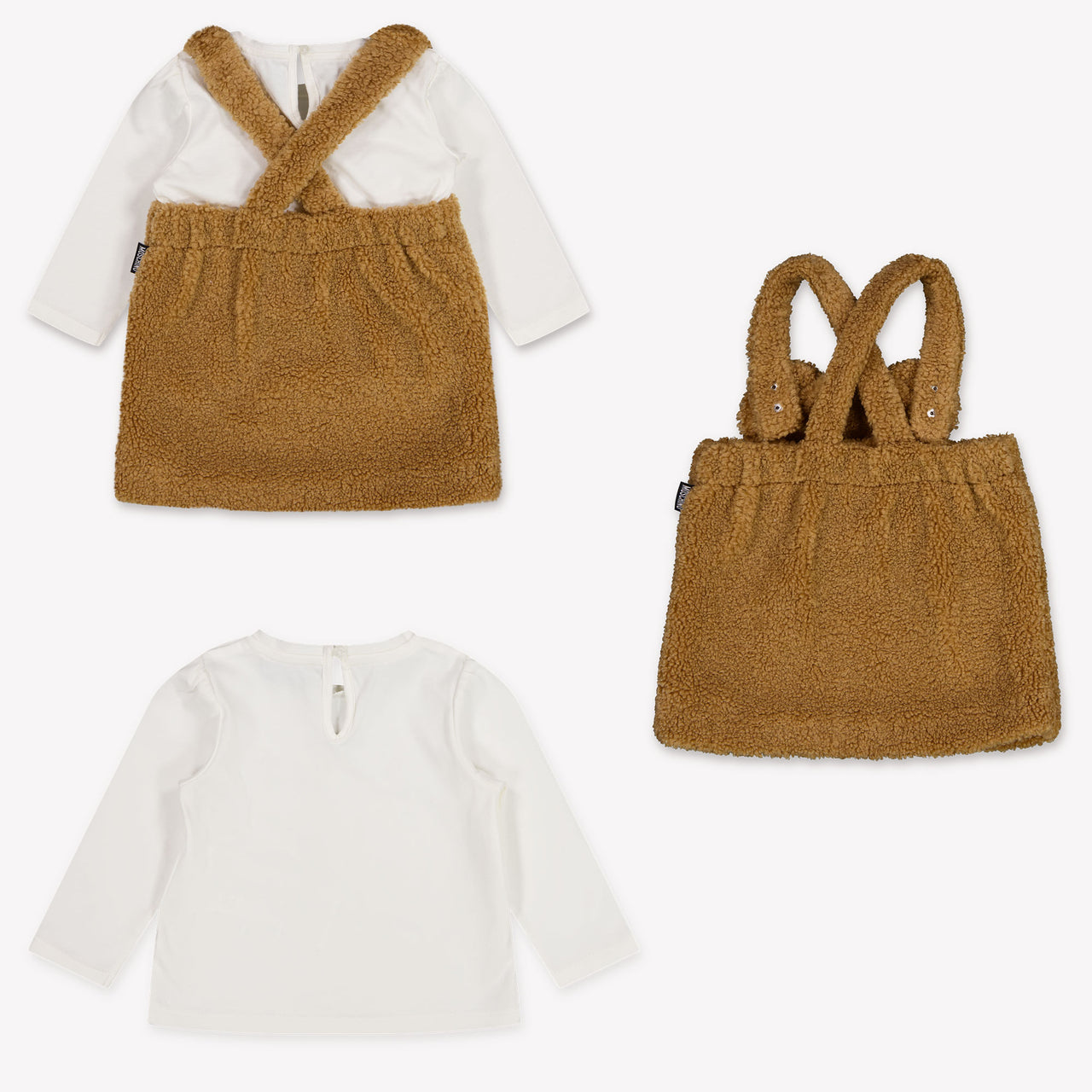Moschino Baby Meisjes Jurk In Beige