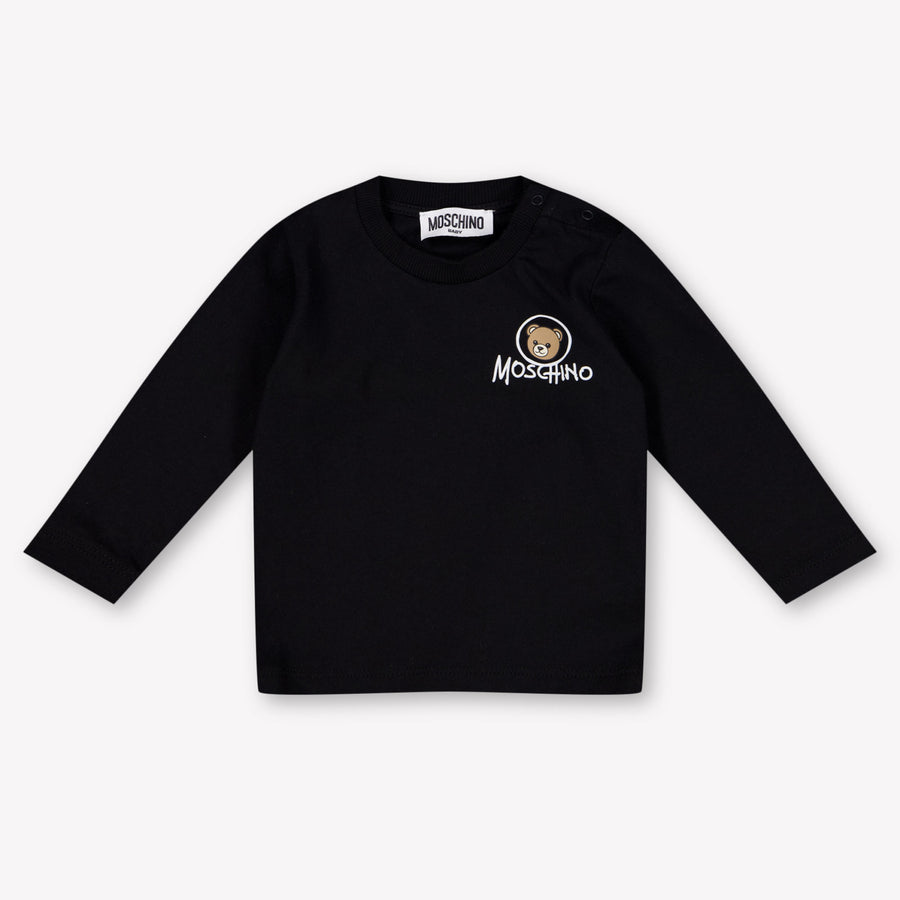 Moschino Baby Unisex T-Shirt In Black
