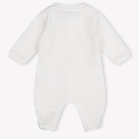Moschino Baby Unisex Playsuit In White