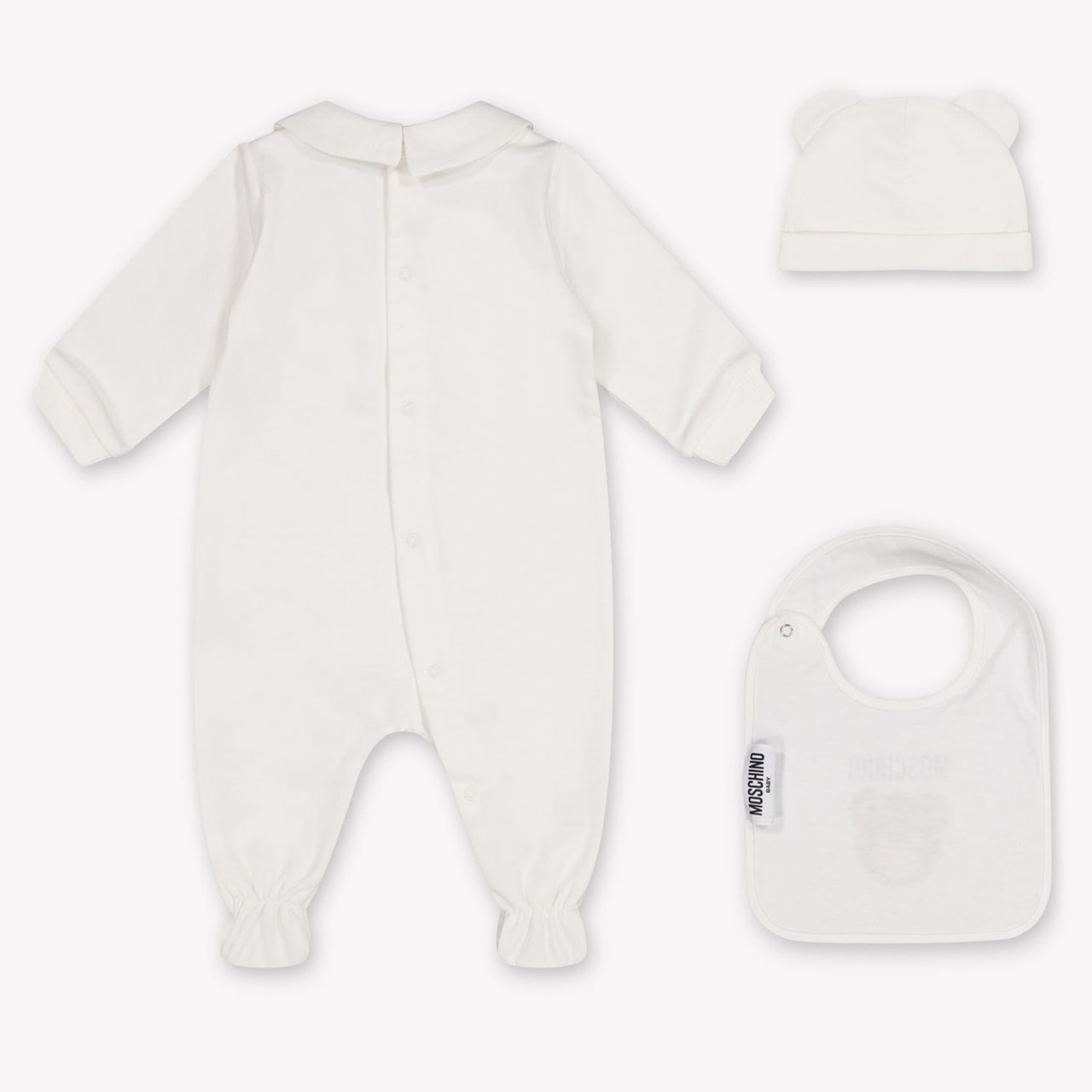Moschino Baby Unisex Playsuit In OffWhite