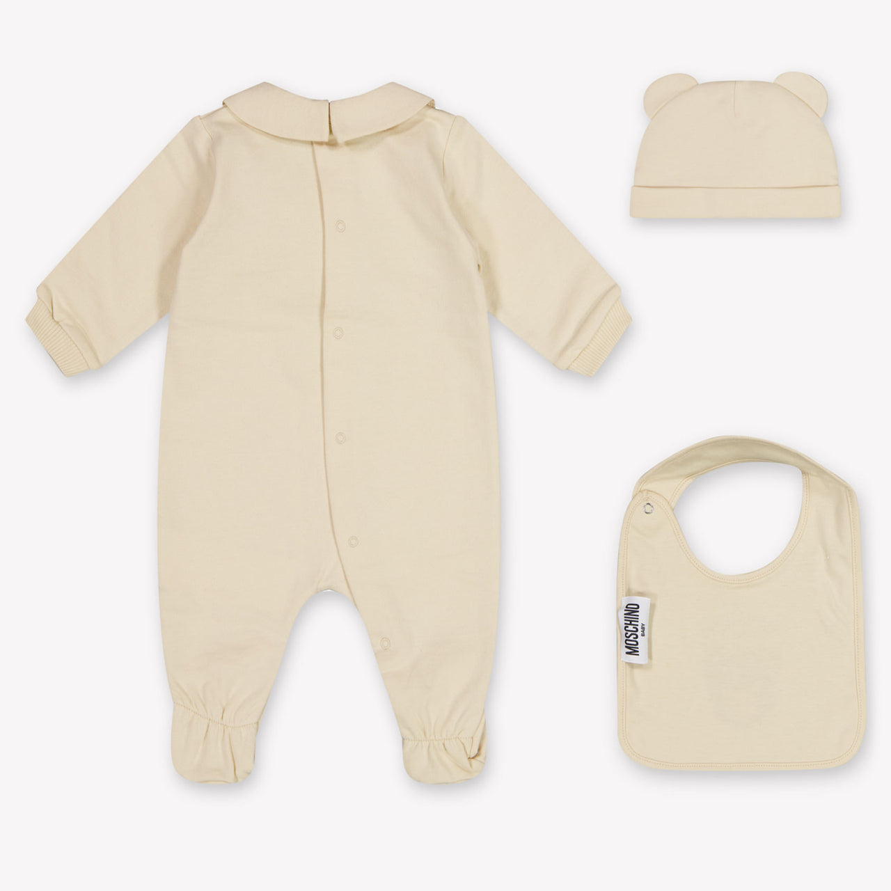 Moschino Baby Unisex Playsuit In Beige