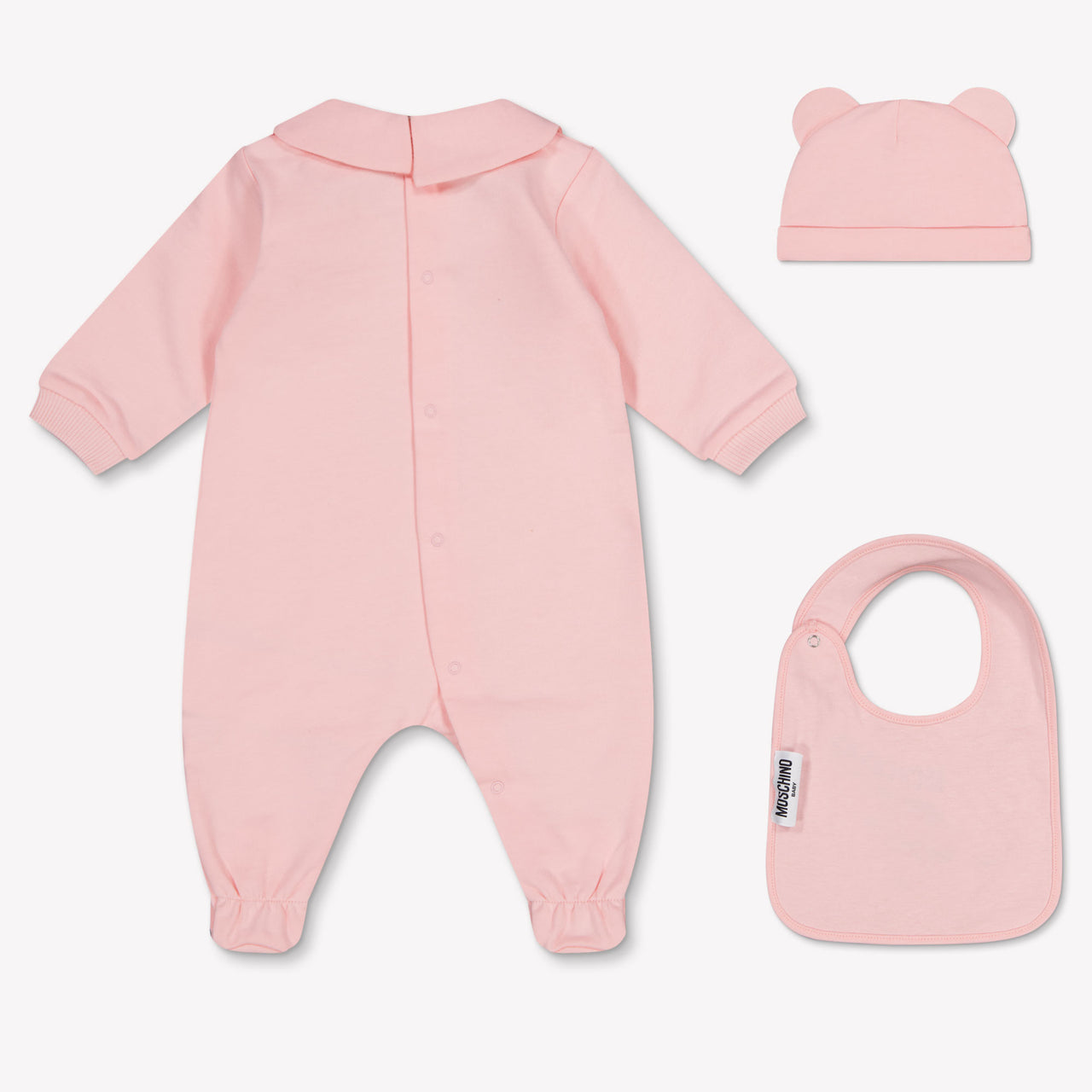 Moschino Baby Unisex Playsuit In Light Pink