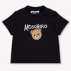 Moschino Baby Unisex T-Shirt In Zwart