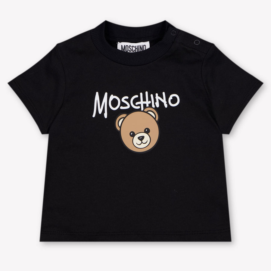 Moschino Baby Unisex T-Shirt In Black